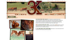 Desktop Screenshot of 3klandandcattle.com